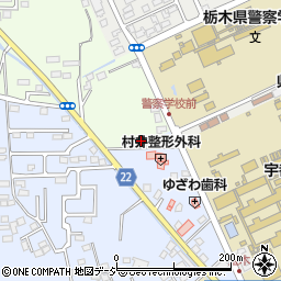 栃木県宇都宮市細谷町254周辺の地図