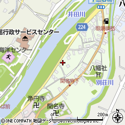 富山県富山市八尾町下新町204周辺の地図