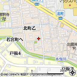 石川県金沢市北町乙33周辺の地図