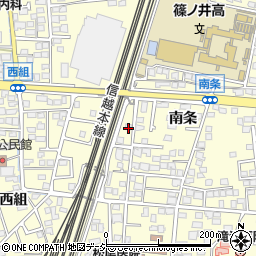 長野県長野市篠ノ井布施高田南条1121周辺の地図