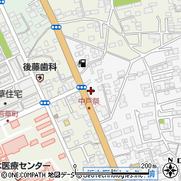 宇都宮中央警察署戸祭交番周辺の地図