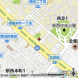 金沢市企業局ガスショールーム周辺の地図