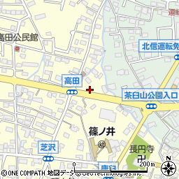 篠ノ井高田簡易郵便局周辺の地図