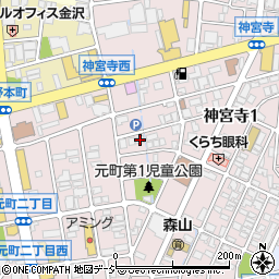 株式会社マルヰ　金沢支店周辺の地図