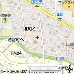 石川県金沢市北町乙32周辺の地図