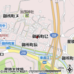 石川県金沢市御所町巳周辺の地図