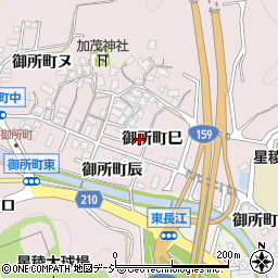 石川県金沢市御所町（巳）周辺の地図