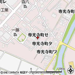 石川県金沢市専光寺町せ周辺の地図