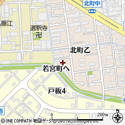 石川県金沢市北町乙82周辺の地図