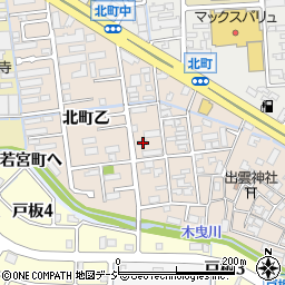 石川県金沢市北町乙8周辺の地図
