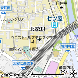 ＮＤＫ金沢ビル周辺の地図