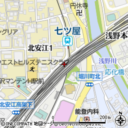 ＪＲ西日本金沢お忘れ物センター周辺の地図