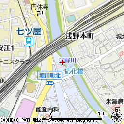 石川県金沢市堀川町19周辺の地図