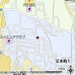栃木県宇都宮市宝木町1丁目279周辺の地図
