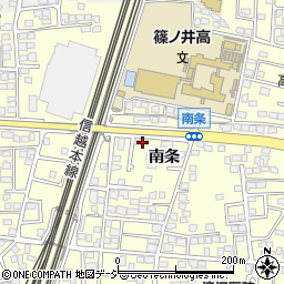 長野県長野市篠ノ井布施高田南条1111周辺の地図
