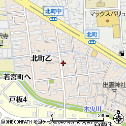 石川県金沢市北町乙10周辺の地図