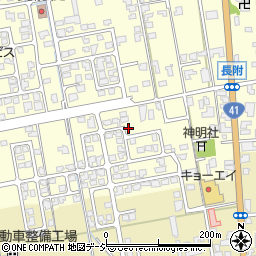 富山県富山市長附99-41周辺の地図