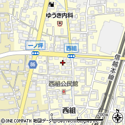 長野県長野市篠ノ井布施高田1304周辺の地図