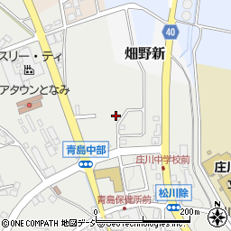 富山県砺波市庄川町青島周辺の地図