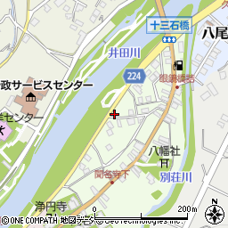 富山県富山市八尾町下新町158-4周辺の地図