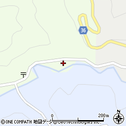 長野県長野市信州新町越道3807周辺の地図