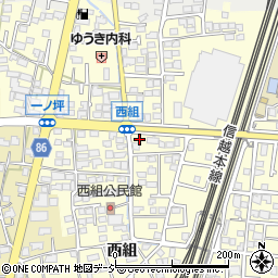 長野県長野市篠ノ井布施高田1133周辺の地図