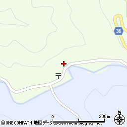 長野県長野市信州新町越道3784-2周辺の地図