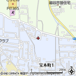 栃木県宇都宮市宝木町1丁目275周辺の地図