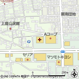 ユニクロ長野南店周辺の地図