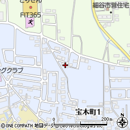 栃木県宇都宮市宝木町1丁目282-17周辺の地図