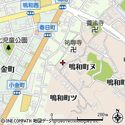 石川県金沢市鳴和町ヌ93周辺の地図