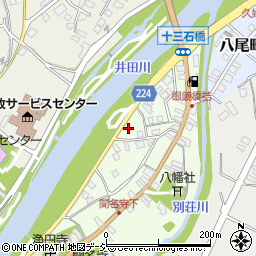 富山県富山市八尾町下新町159-7周辺の地図