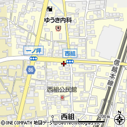 長野県長野市篠ノ井布施高田1303周辺の地図