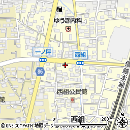 長野県長野市篠ノ井布施高田1305周辺の地図