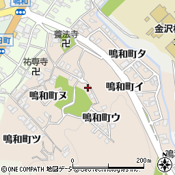 石川県金沢市鳴和町ウ102周辺の地図