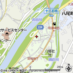 富山県富山市八尾町下新町159-9周辺の地図