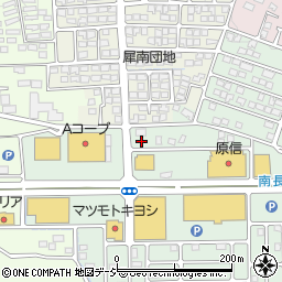 胡蝶庵長野本店周辺の地図