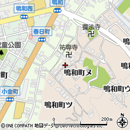 石川県金沢市鳴和町ヌ77周辺の地図
