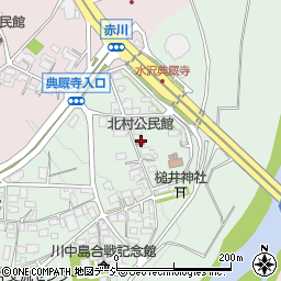 北村公民館周辺の地図