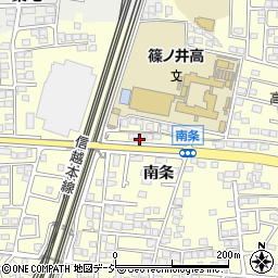 長野県長野市篠ノ井布施高田1112周辺の地図