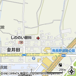 長野県長野市金井田101-1周辺の地図