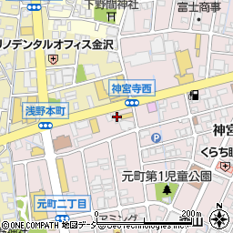 富山第一銀行東大通支店周辺の地図