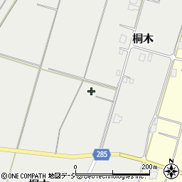 富山県南砺市桐木88周辺の地図