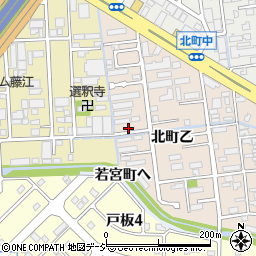 石川県金沢市北町乙78周辺の地図
