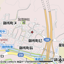 石川県金沢市御所町リ119周辺の地図