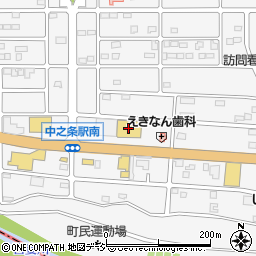 ファッションセンターしまむら中之条店周辺の地図