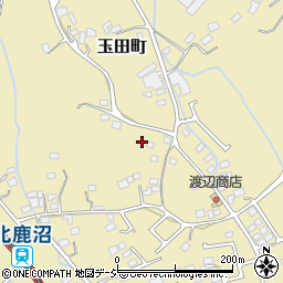 栃木県鹿沼市玉田町550周辺の地図