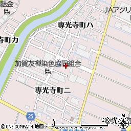 加賀友禅染色団地公園周辺の地図