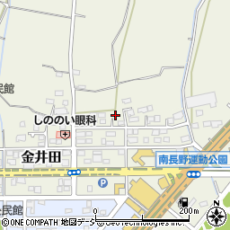 長野県長野市金井田101-2周辺の地図
