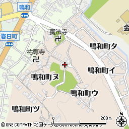 石川県金沢市鳴和町ヌ118周辺の地図